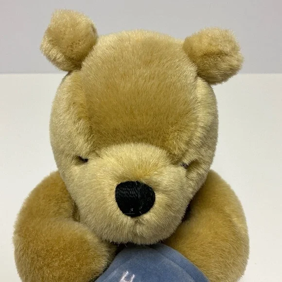 Vintage Gund Classic Pooh Plush Winnie the Pooh with Honey Pot Stuffed Animal - Picture 14 of 16
